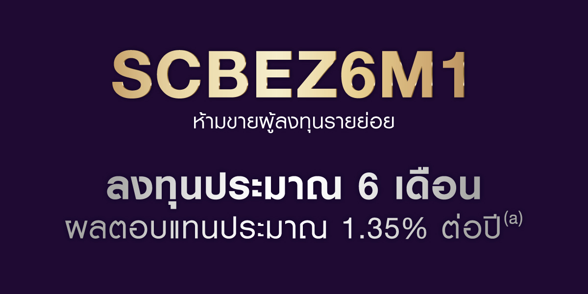 Term Fund พันธุ์ใหม่ เสนอขายบน SCB EASY App เท่านั้น